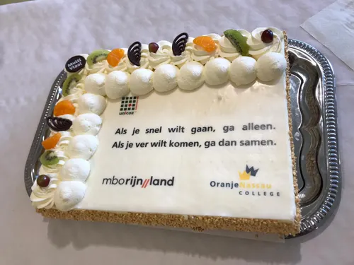 taart kick off doorlopende leerlijnen