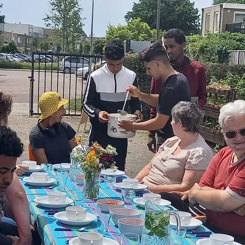 verse soep in de wijktuin fotograaf piezo