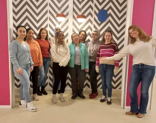 voor het eerst na lange tijd weer in de schoolbanken foto stichting piezo