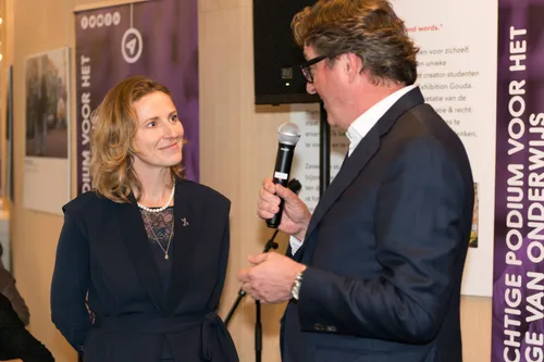 Wietske Veltman en Frans Mohring in gesprek-kl
