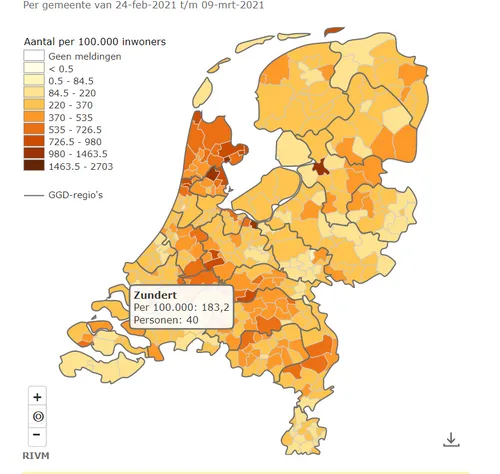 rivm cijfers 24feb 9 maart