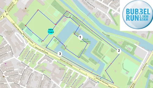 route bubblerun zwolle