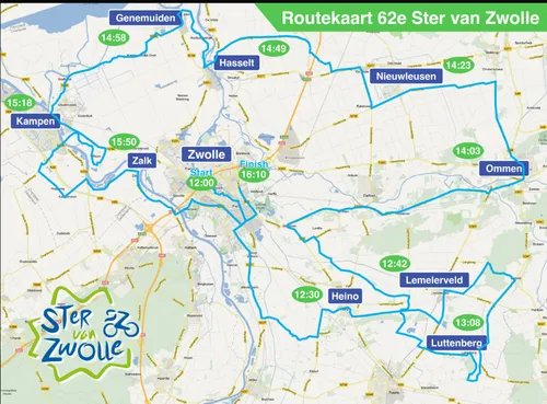 ster van zwolle routekaart