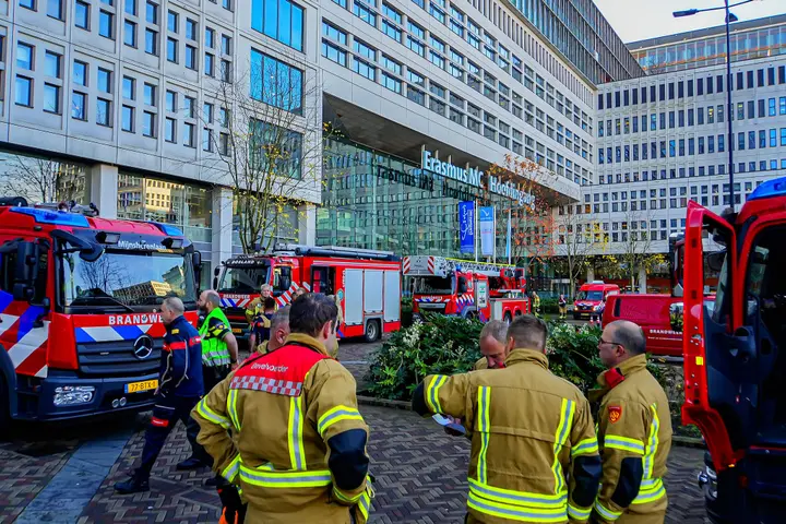 Brandweer uitgerukt naar Ziekenhuis in Rotterdam