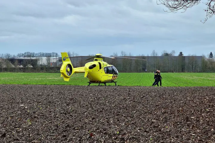 botsing tegen boom in Rhenen