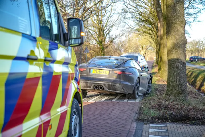 Jaguar F-Type op boom in Assen