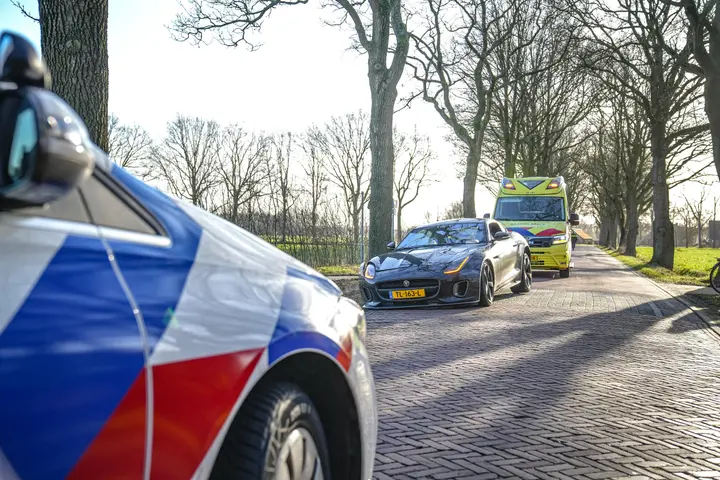 Jaguar F-Type op boom in Assen