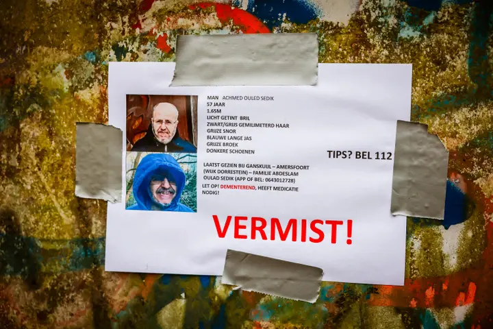 Man vermist in Amersfoort