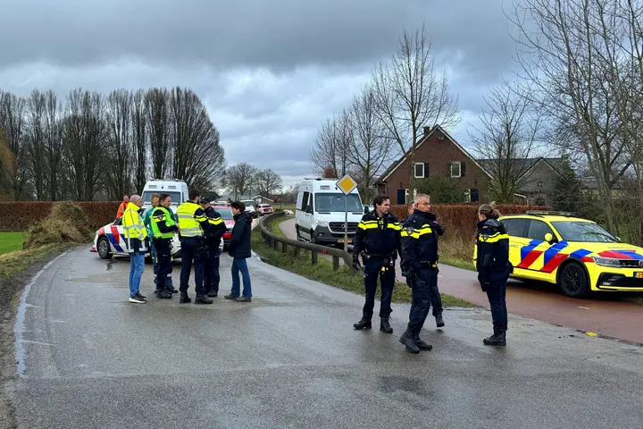 ongeval met vrachtwagen in Sint Anthonis