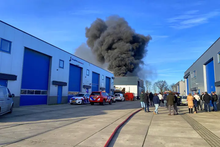 Brand op Urk