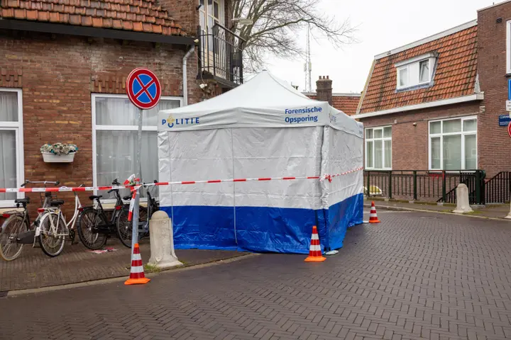 Witte politietent Zaandam