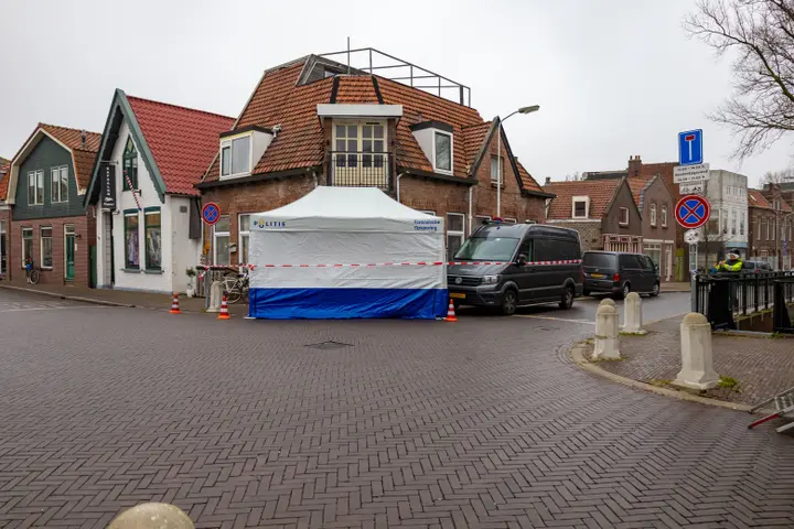 Witte politietent Zaandam