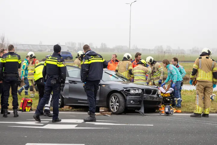 Zwaargewonde ongeval Nieuwerbrug aan den Rijn