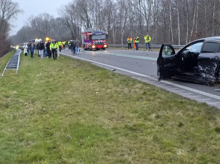Ernstig ongeval N34 bij Schipborg