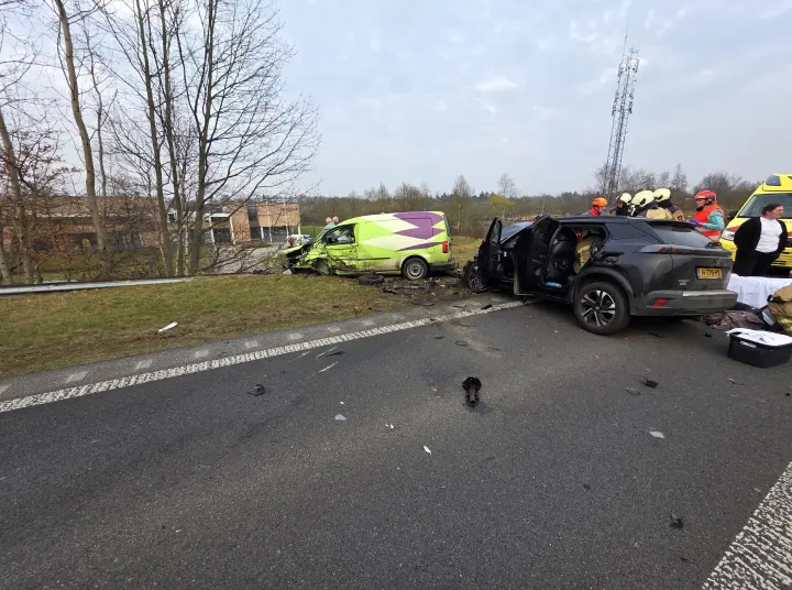Ernstig ongeval N34 bij Schipborg