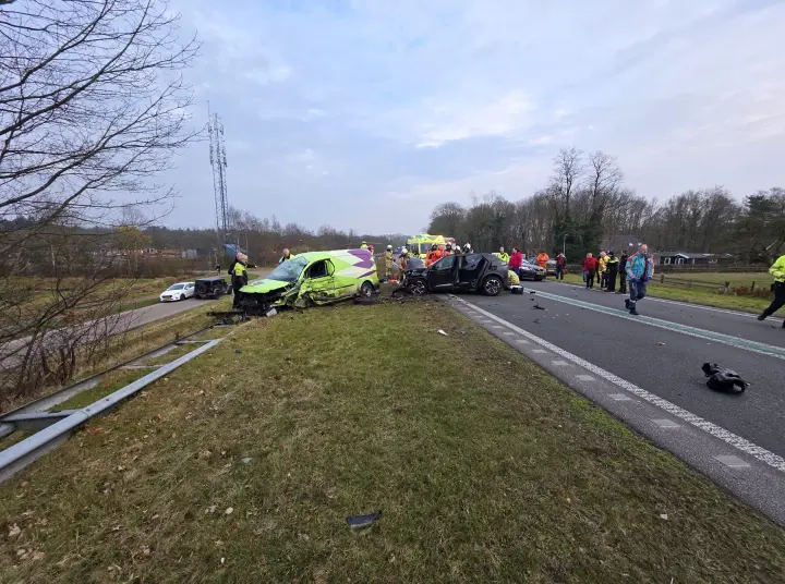 Ernstig ongeval N34 bij Schipborg