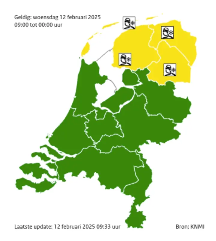knmi code geel