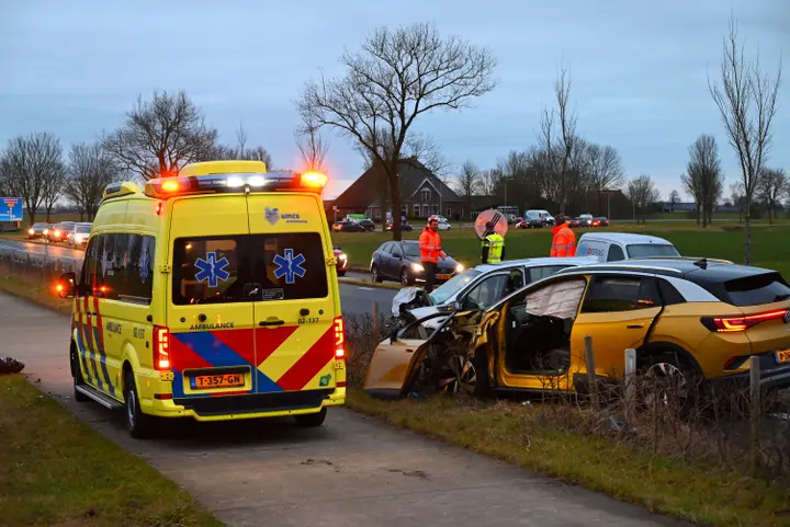 ongeval in Reduzum
