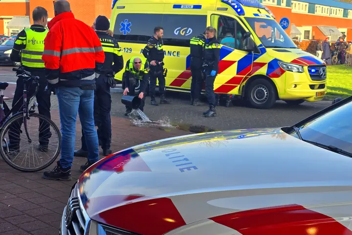 Ongeval Lelystad traumahelikopter1