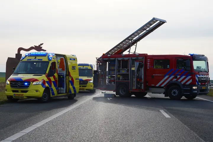  na ongeval op A6 bij Nagele
