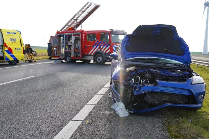  na ongeval op A6 bij Nagele