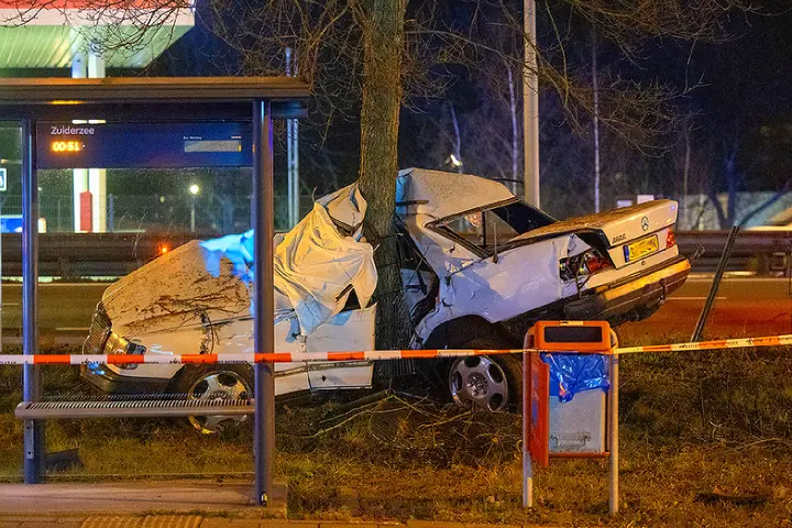 eenzijdig ongeluk in Zaandam1