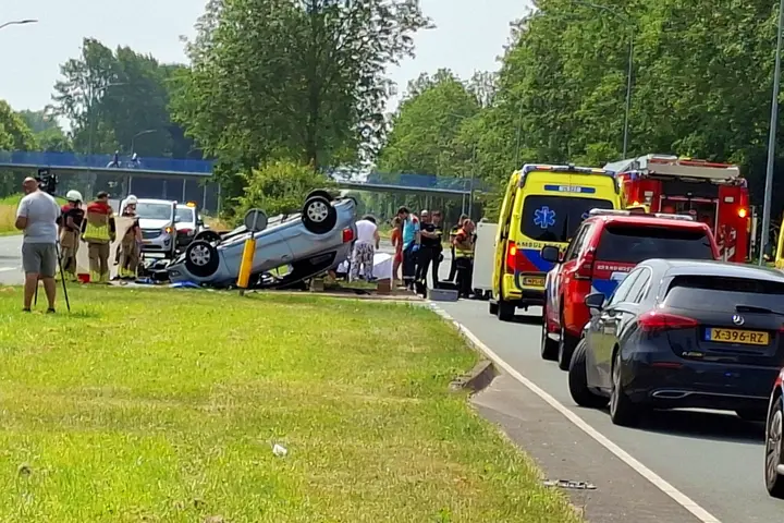 Motorrijder overleden ongeluk lelystad.