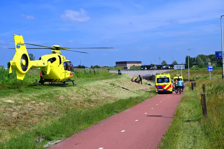 Ernstig ongeval op fietspad in Leeuwarden 
