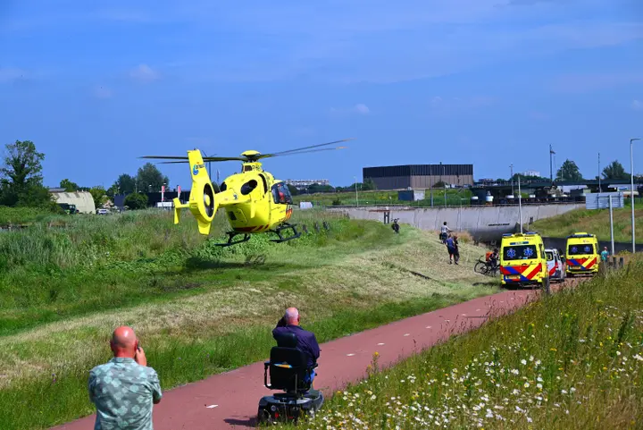 Ernstig ongeval op fietspad in Leeuwarden 