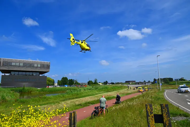 Ernstig ongeval op fietspad in Leeuwarden 
