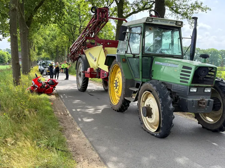 Motorrijder gewond