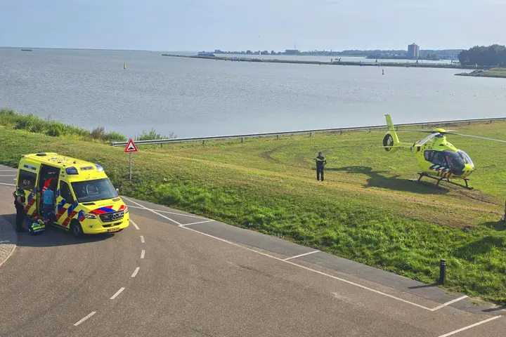 Ongeluk fietser Lelystad1