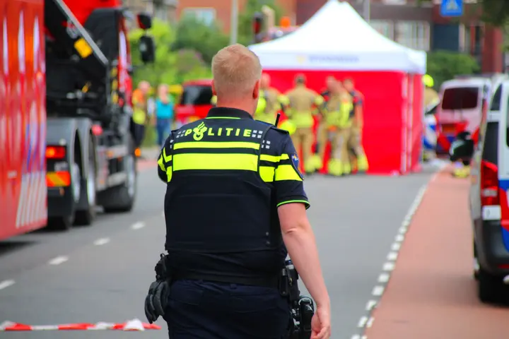 Ongeval fietser vrachtwagen de aan de lek