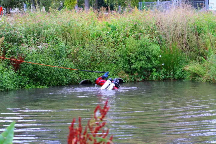 Zoekactie in water Waddinxveen