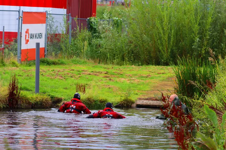 Zoekactie in water Waddinxveen