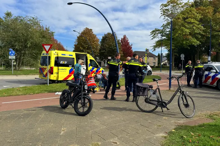 Fatbiker botst op fietster