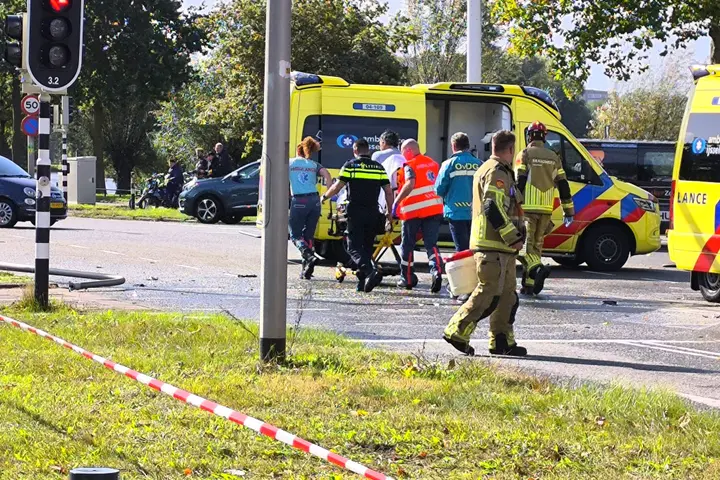Ongeluk na achtervolging Zwolle