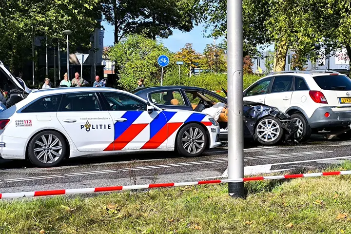 Ongeluk na achtervolging Zwolle