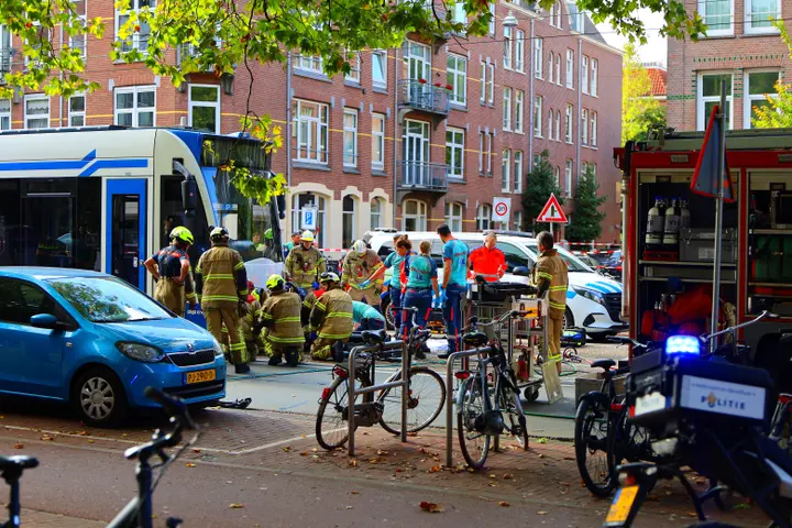 Aanrijding tram Amsterdam1