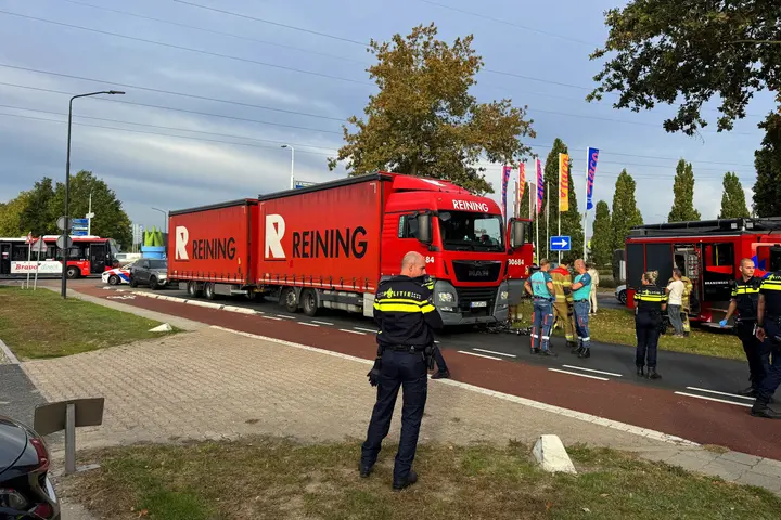 Dodelijk ongeval vrachwagen Uden