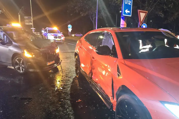 Lamborghini Urus crasht Lelystad