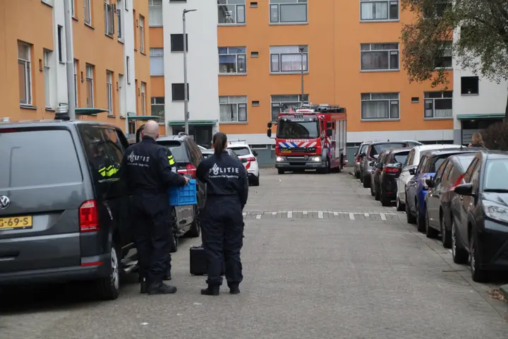 Overleden persoon brand Rotterdam