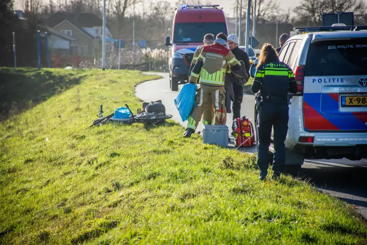 Overleden persoon fietspad