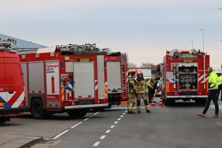 Ongeluk vrachtwagen Aalsmeer
