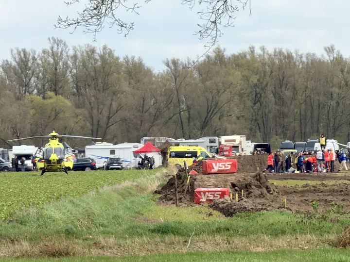 Ongeval Motorcrosser