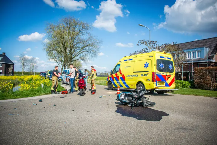 verkeersongeval in Bruchem