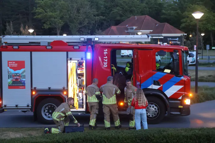 Brandweer bevrijdt kind Noordwijk