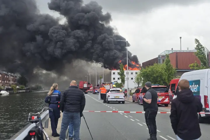 Grote brand Diemen