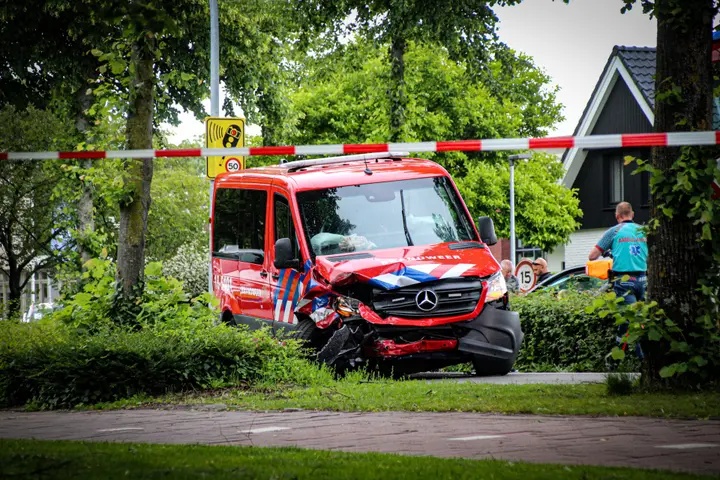 Ongeval Brandweervoertuig
