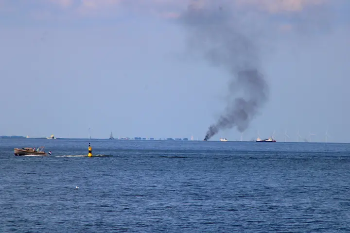Explosie boot Urk